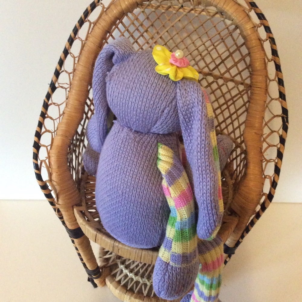Long Leg Cute Rabbit Doll Stuffed Spring Colors - Picture 3 of 7